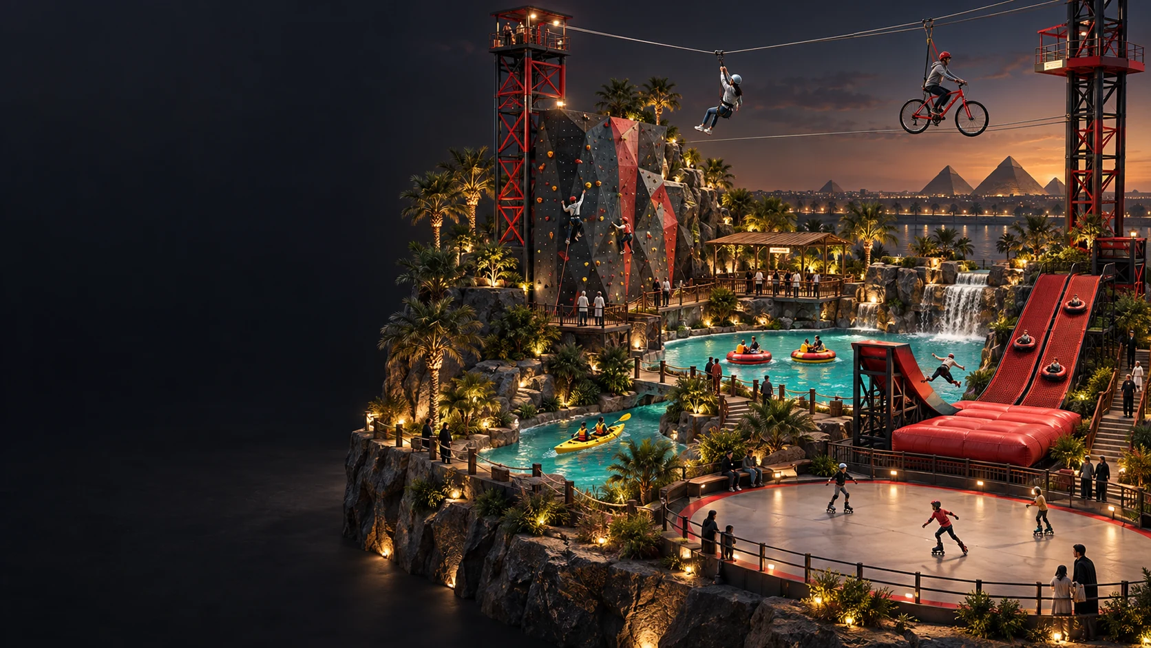 Illustrative Redline activity park concept